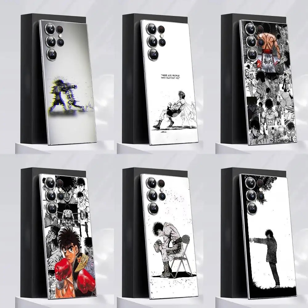 

H-Hajime no Ippo Makunouchi Phone Case For Samsung S30,25,24,23,21,22,20,10,5G,FE,lite,PIus,Ultra Transparent Cover
