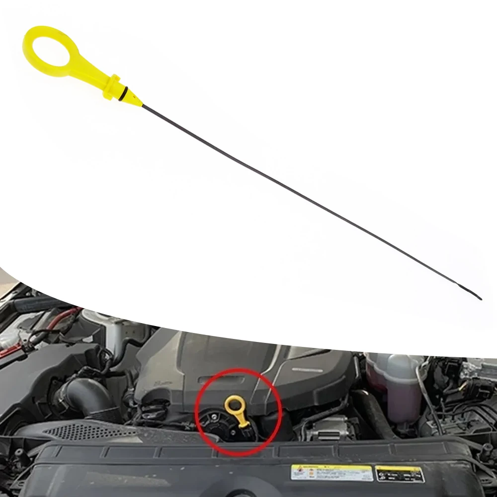 1 Pcs for Audi A4 A5 Q3 Q5 VW 2.0T B8 B9 2009-2017 Car Yellow Engine Oil Dipstick Car Engine Auxiliary Accessories 06H115611E