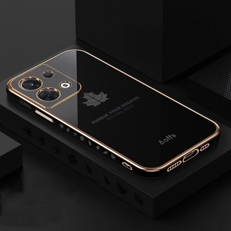 Stylish Luxury Phone Cover For Oppo Reno 8 5G Case For Oppo Reno 8 Pro Plus Coque Soft Silicone Case Shockproof Bumper Funda