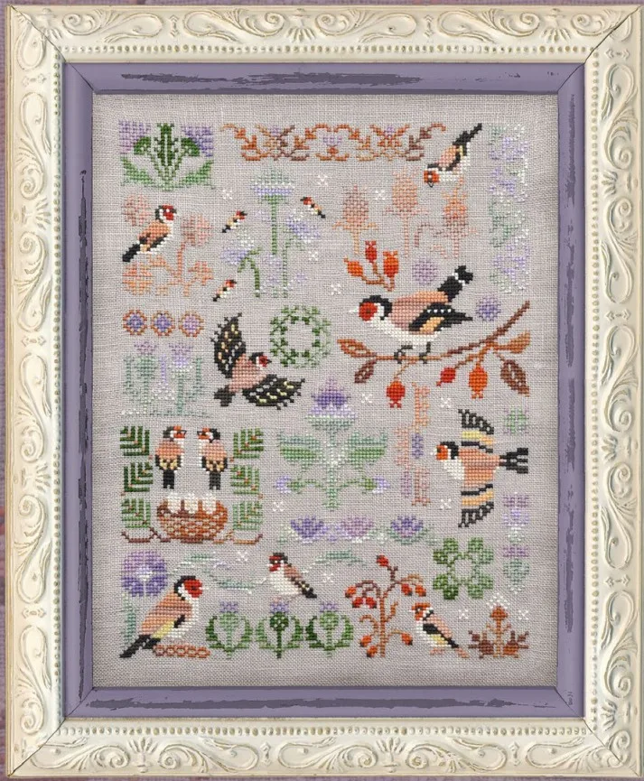 Owl-canary Garden In Spring 31-37 Cross Stitch Kit Aida   Count Unprint Canvas Stitches Embroidery DIY Handmade Needlework