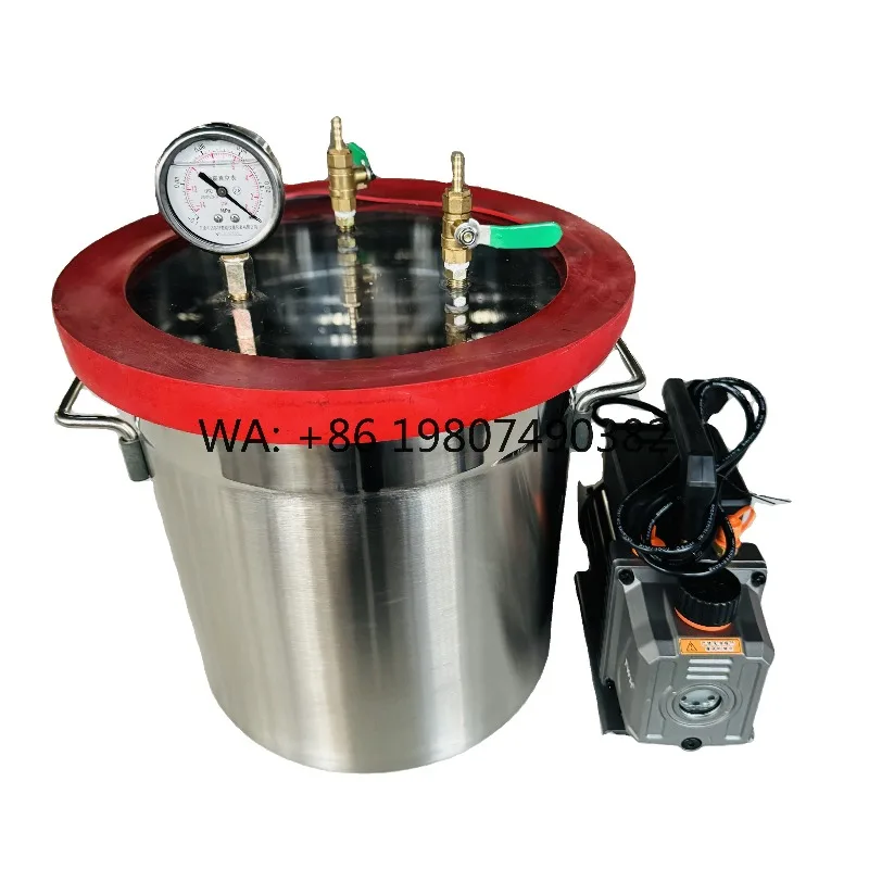 

Resin Vacuum Chamber matched Rotary Vane Electronic Vacuum Pump with 1 Year Warranty