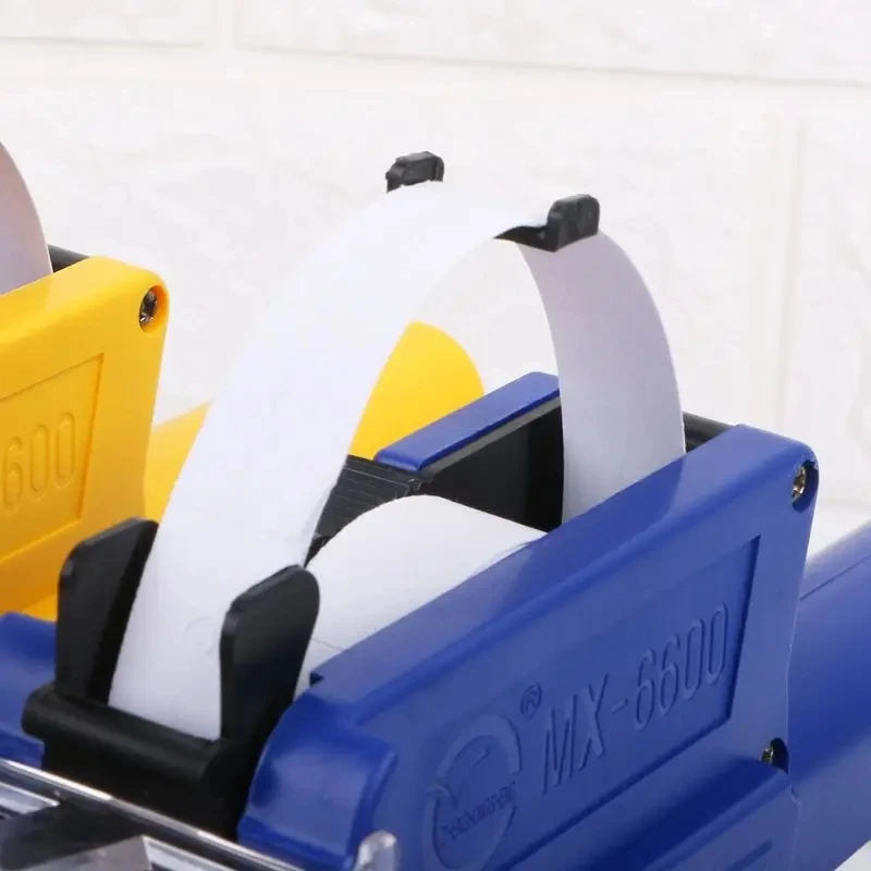 Imagem -04 - Dois Line Price Label Gun Adequado para Lojas de Varejo Pricing Label Display Tool 10 Digit Mx6600 1pc