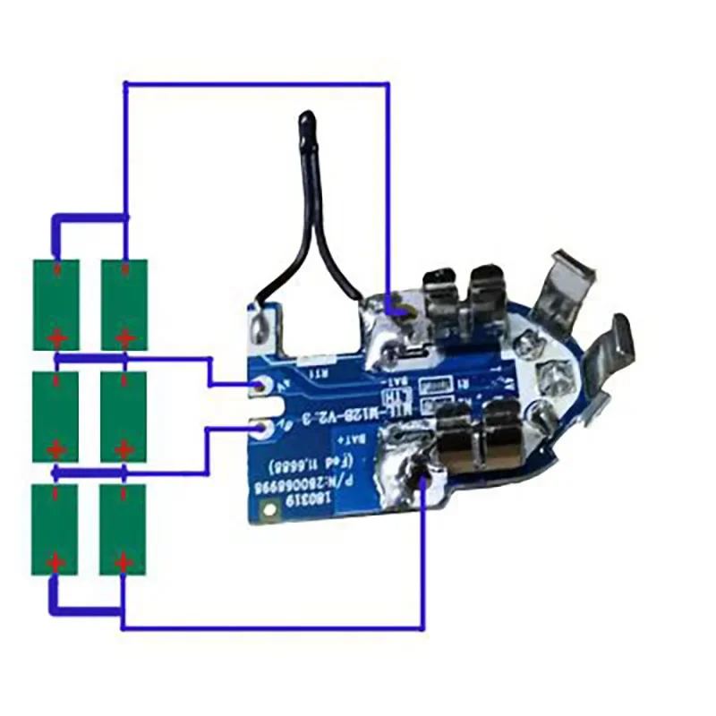 Imagem -05 - Placa de Circuito do Pwb Utiliza Ferramentas a Massa Milwaukee 48112411 Bateria do Li-íon M12 12v 3ah 4ah Caixa Plástica Nenhuma Pilha de Bateria a