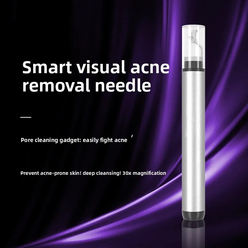 

Rechargeable Electric Blackhead Remover with Visible Camera Pore Vacuum Cleansing Tool for Facial Comedone Extraction