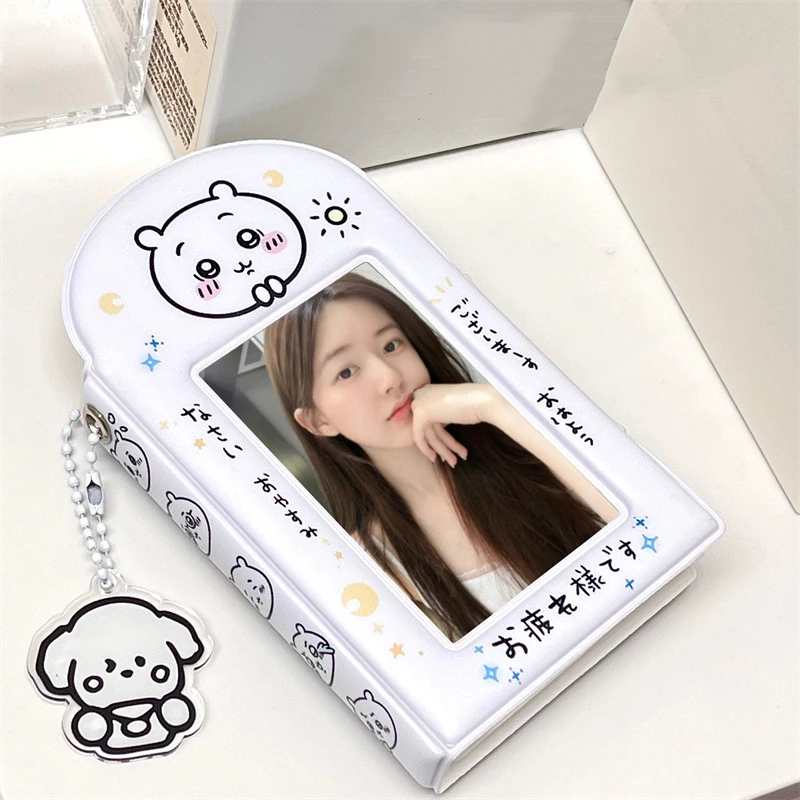 Chiikawa 3 Inch Photo Lbum Organizer Cartoon Photocard Holder Binder Hollow Photo Pockets Photo Collect Book Album Gift