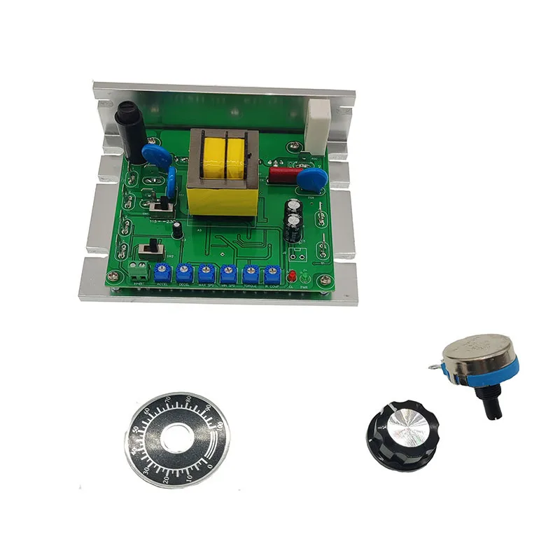 

Регулятор двигателя постоянного тока 115/230 В 10 А Матовый контроллер двигателя постоянного тока Плата скорости SCR