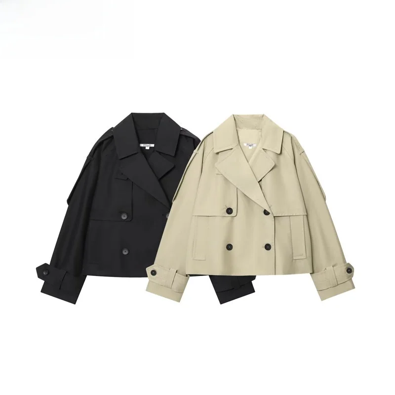 

ZBZR Faionable Свободная повседневная водонепроницаемая женская ветровка ort Осенняя новинка Sle Полиэфирное волокно Универсальная посадка