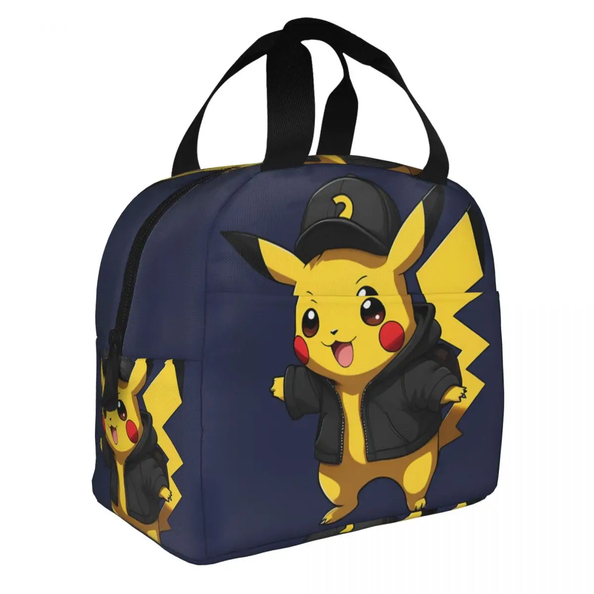 For Students School&Office Food Container Pickachu Sticker Portable Pocket Monster Pikachu Aluminum Foil Food PouchFor Travel