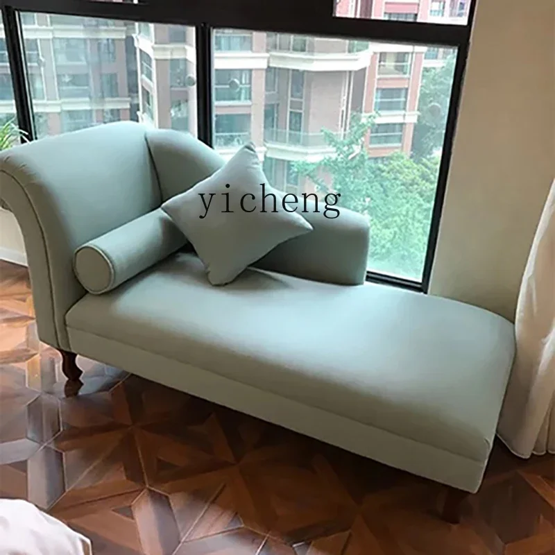 American fabric chaise longue bedroom leisure minimalist chaise longue sofa balcony recliner home accessories