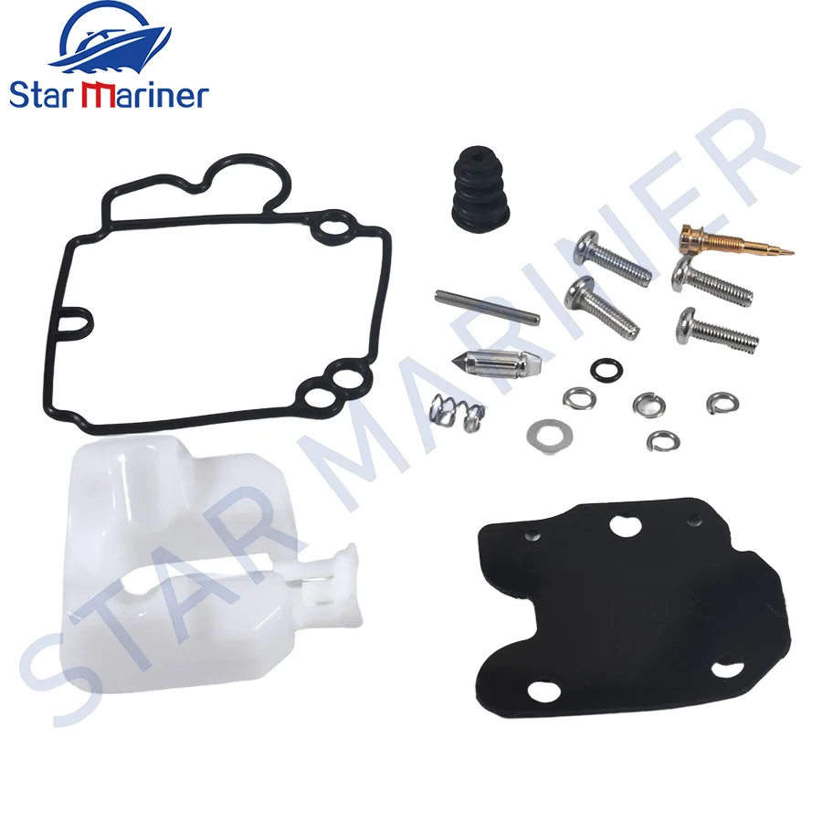 8542561 Carb Carburetor Repair Kit for Mercury Mariner Mercruiser 25HP 30HP 40HP 50HP 60HP Outboard Motor 600-14