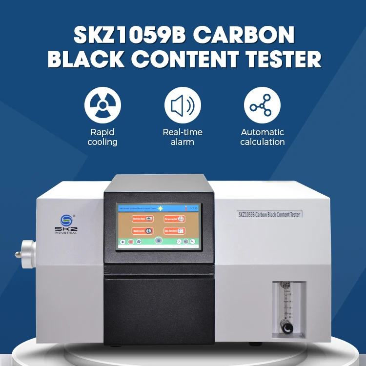 SKZ1059B Color Touch Screen Automatic ISO 6964 ASTM D1603 Carbon Black Content Analyzer