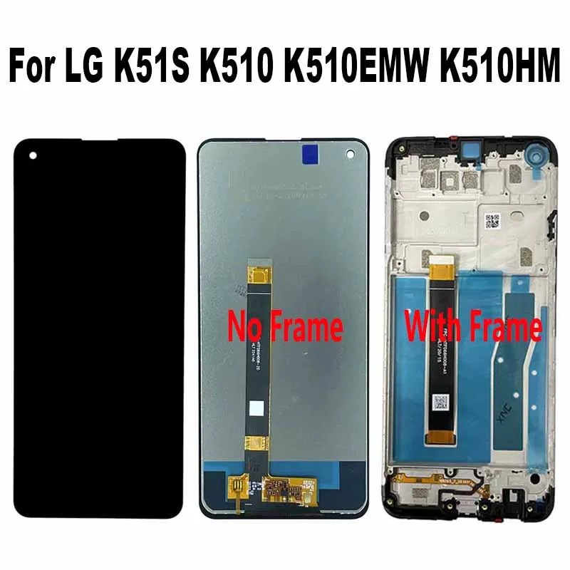 

For LG K51S K510 K510HM K510EMW K510ZMW K510BMW K510ZM LM-K510EMW LCD Display Touch Screen Digitizer Assembly