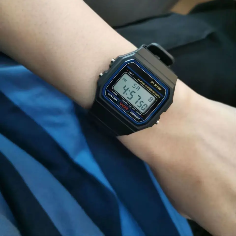 Reloj digital LED cuadrado de moda para hombre, deportivo, casual, con correa de silicona, regalo para hombre
