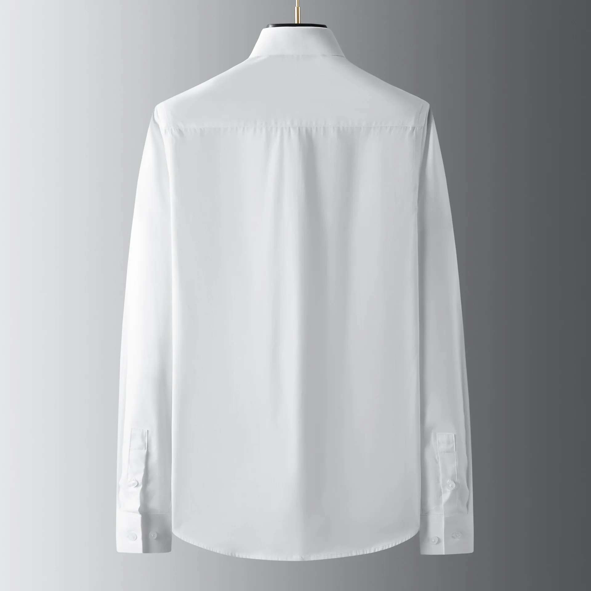 Trendy Spring and Autumn Universe Starry Sky Hot Diamond Slimming Long Sleeve Men's Trendy Business Casual Shirt