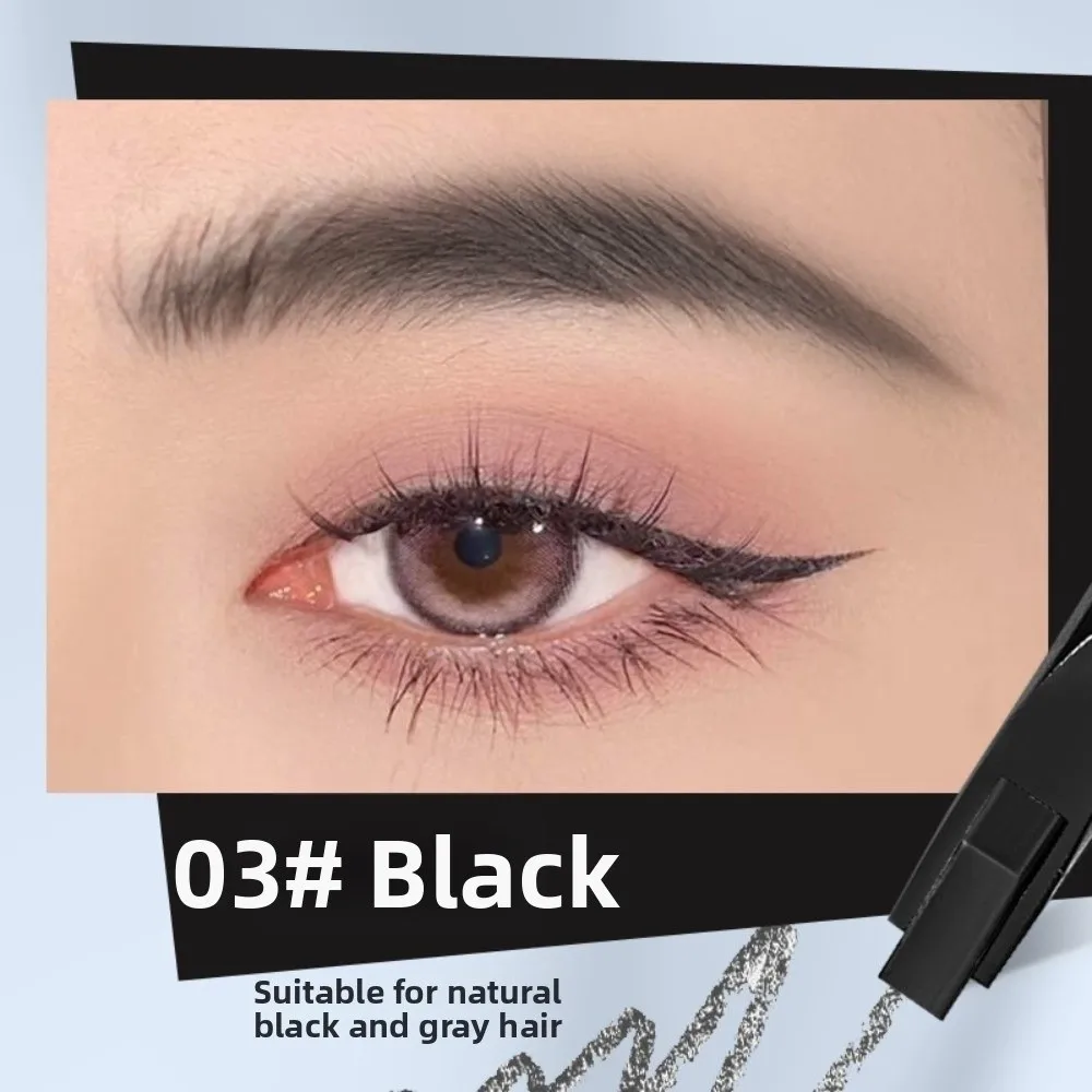 Natural Waterproof Eyebrow Pencil Long Lasting Triangle Shape Eyebrow Pen 4 Color Options Double Head Eyebrow Pencil For Women