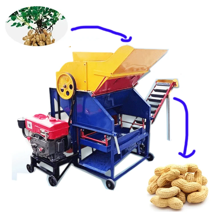 

12HP машина для сбора арахиса, высококачественная машина для сбора арахиса для фермы, профессиональная машина для сбора арахиса