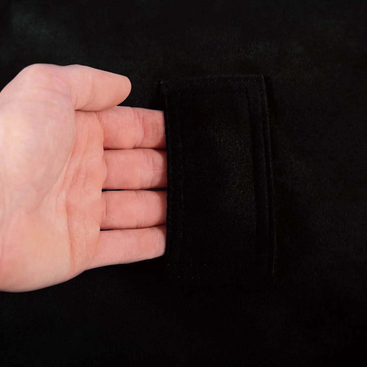 غطاء خارجي فاخر من جلد الغزال الصغير لأكياس الفول قابل للغسل في الغسالة بطول 5 أقدام مع ترصيع في غطاء أسود وترصيع فقط