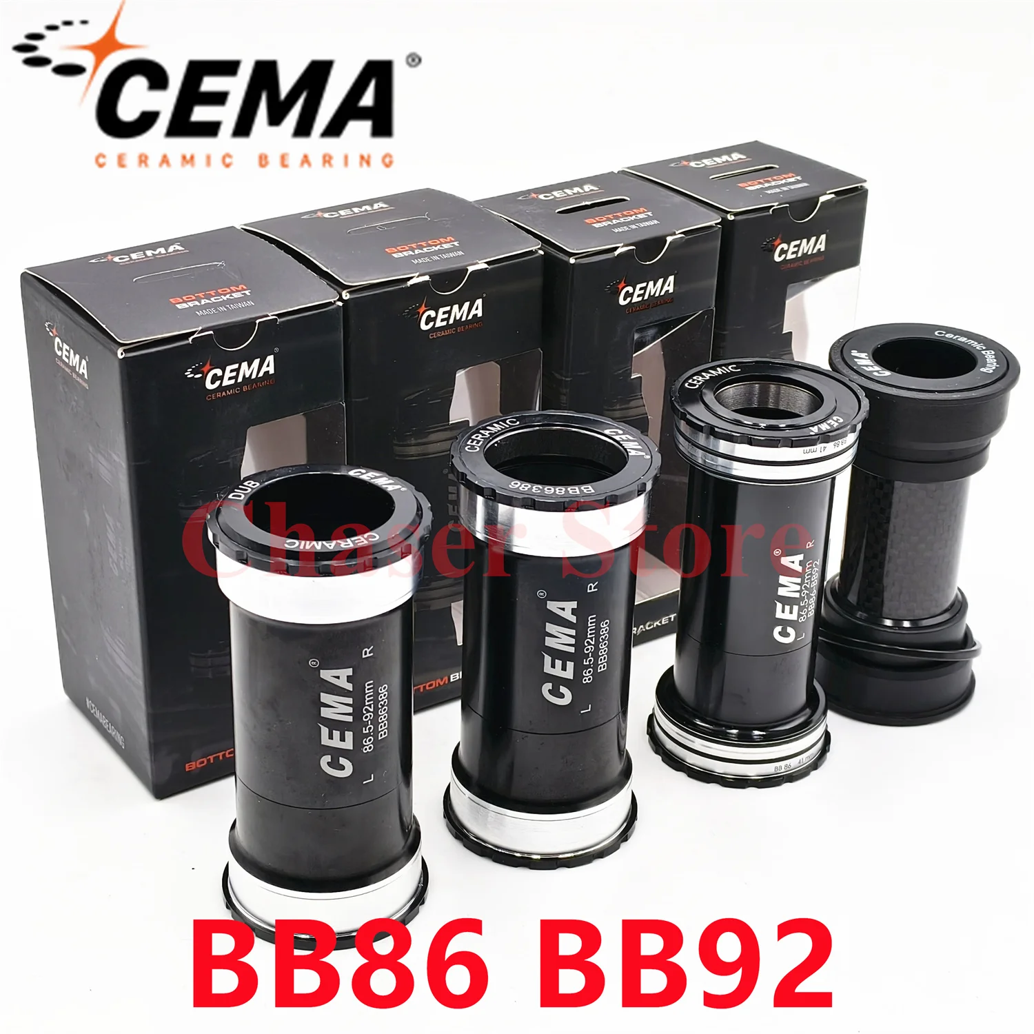 CEMA セラミックベアリング ボトムブラケット BB86 Amazon | CEMA SRC-BT-86CBPR BB86/シマノホローテック2用