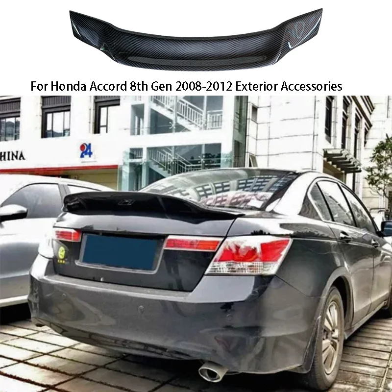 

Спойлер-крыло на багажник без сверления в стиле R для Honda Accord 8-го поколения 2008-2012, внешние аксессуары