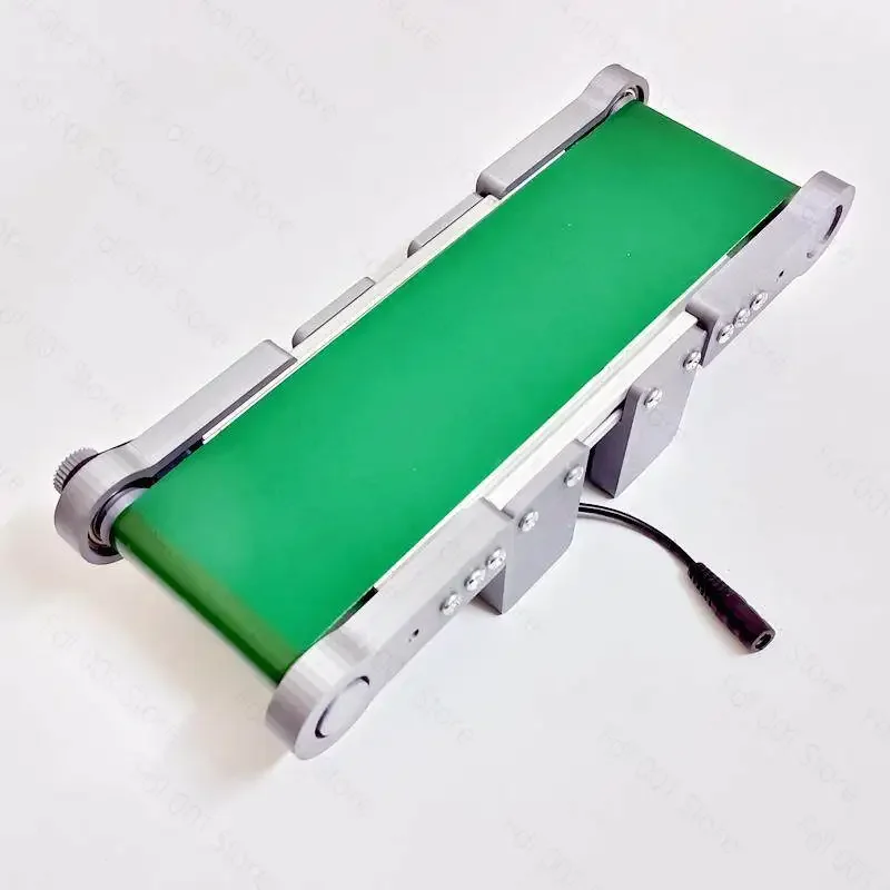 Adjustable Speed Desktop Conveyor Belt Conveyor Assembly Line Model Popular Science Friction Experiment DIY Production 30/50cm