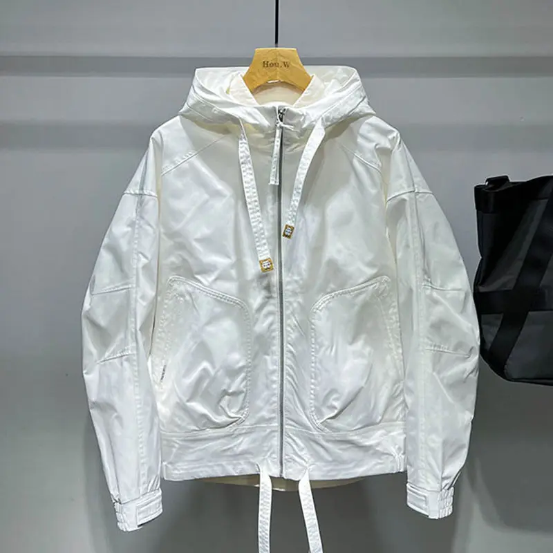 Spring Jacket Men's Spring and Autumn Men's Hooded Jacket New Thin Fashion Casual Youth Spring Top Trendy