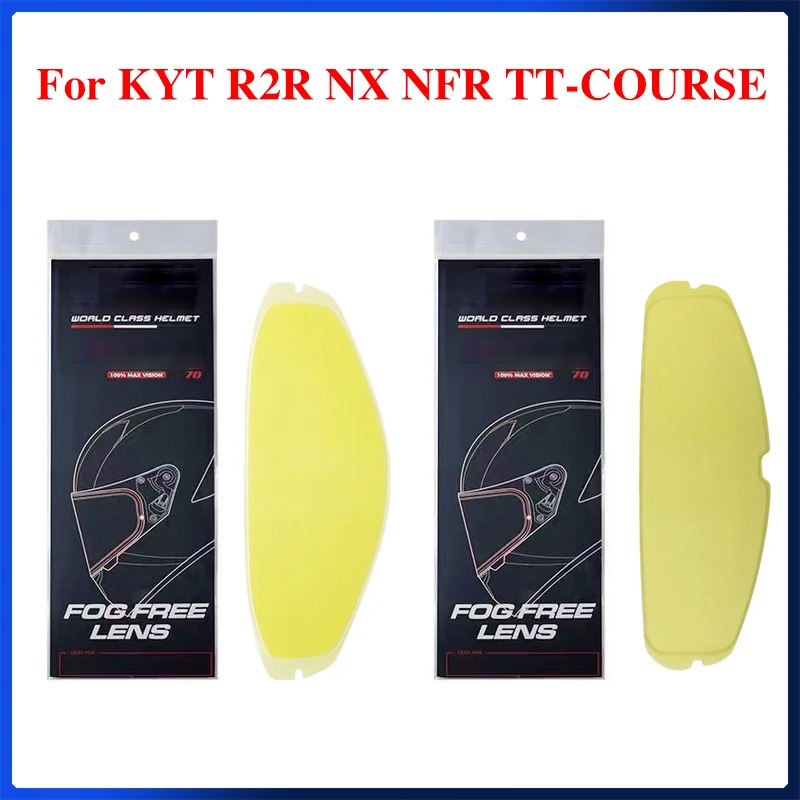 Motorcycle Helmet Visor Pinlock Film Anti Fog for KYT TT COURSE for KYT R2R NX NFR