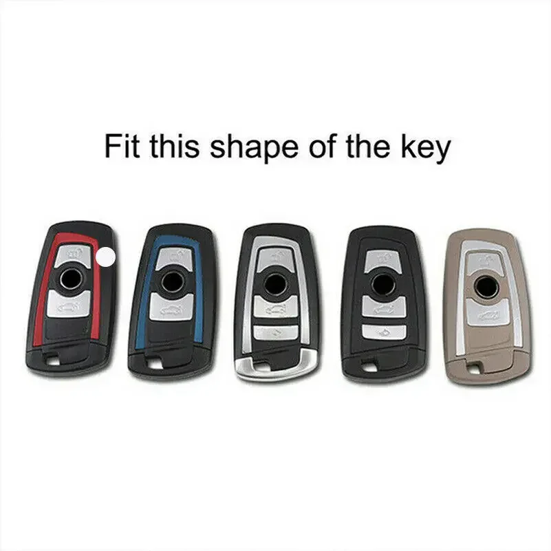 Leather+TPU Car Key Case Cover for BMW 520 525 f30 f10 F18 118i 320i 1 3 5 7Series X3 X4 M3 M4 M5 E34 E90 E60 E36 FOB