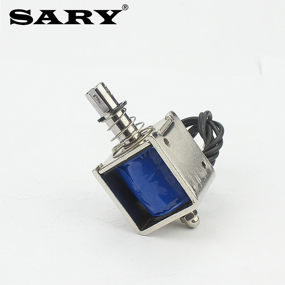 DC 12V solenoid push-pull frame electromagnet LY-026 electromagnetic locking stroke 10mm