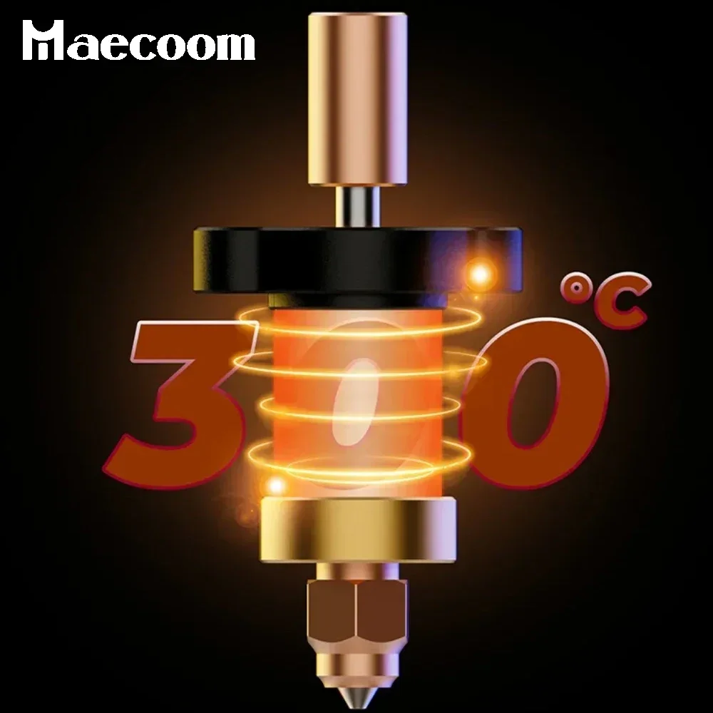 For Creality K1/ K1 Max Hotend Ceramic Heating Tube 24V60W 300°C Thermeistor sensor High Thermal Conductivity for K1 MAX K1