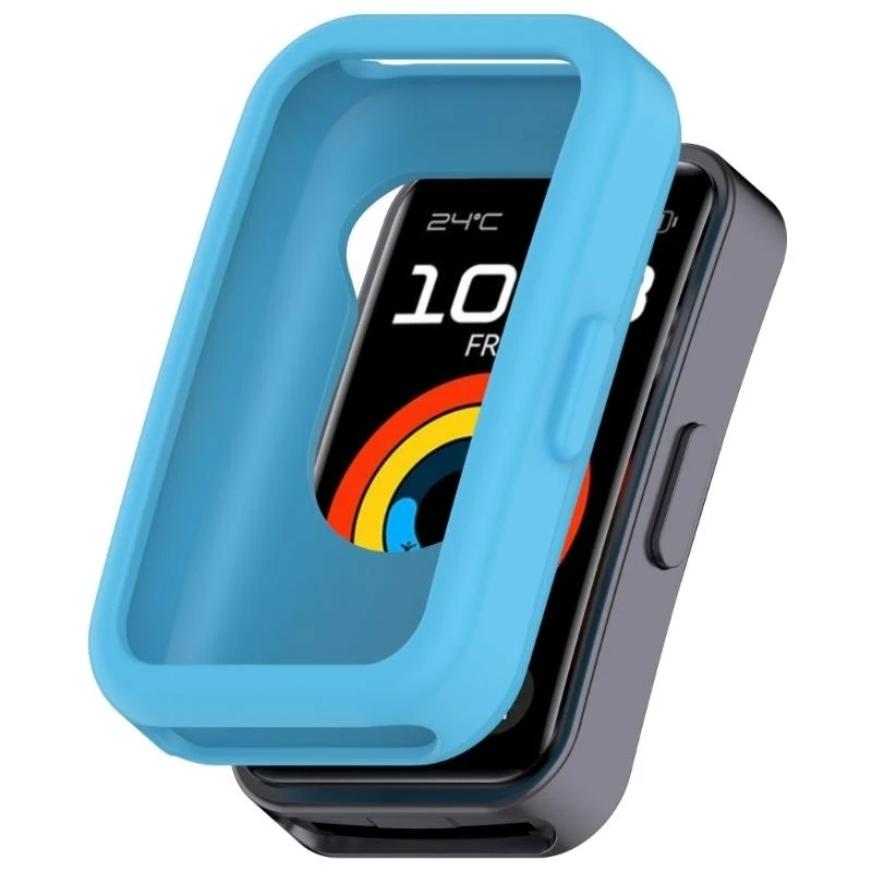 83CE Flexible Silikonkoffer Halbpack für Band 8/9 Smartwatch -Schutz