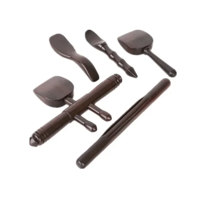 Ziguangtan Mushengyang Scraping Shovel Solid Wood Rolling Bar Back Massage Acupoint Meridian Pulling Bar