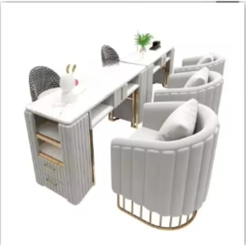 LTT beauty salon nail salon sofa table and chair manicure table and chair set combination manicure table