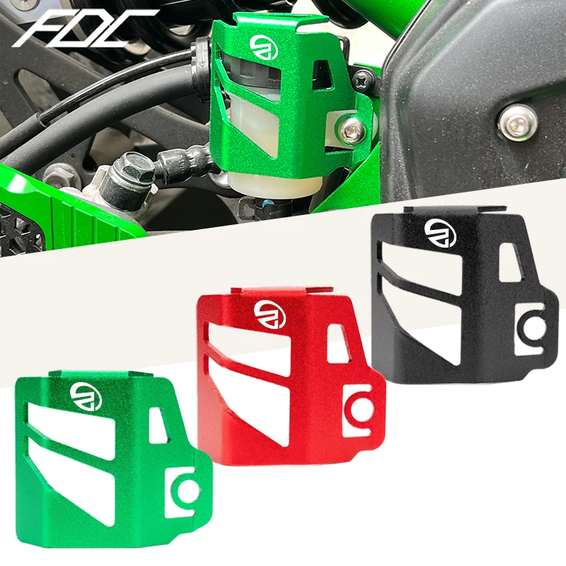 MOWOK For Kawasaki Z900 Z800 Z750 Z400 NINJA 650 400 300 250 Motorcycle CNC Rear Brake Fluid Reservoir Guard Cover Protector