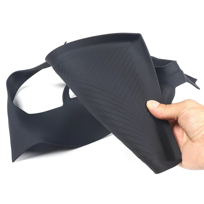 Für Toyota Rav4 XA60 2026-2027 LHD Silikon Schwarz Mittelkonsole Schaltpanel-Auflage Anti-Rutsch-Matte Dekoration Auto-Zubehör – Detail 5