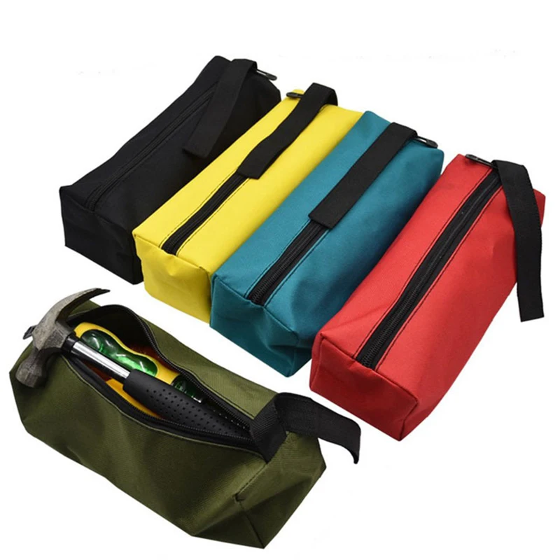 Multifunctional Tool Bag Case Waterproof Oxford Canvas Storage Organizer Holder Instrument Case HardwareFor Small Screws Tools