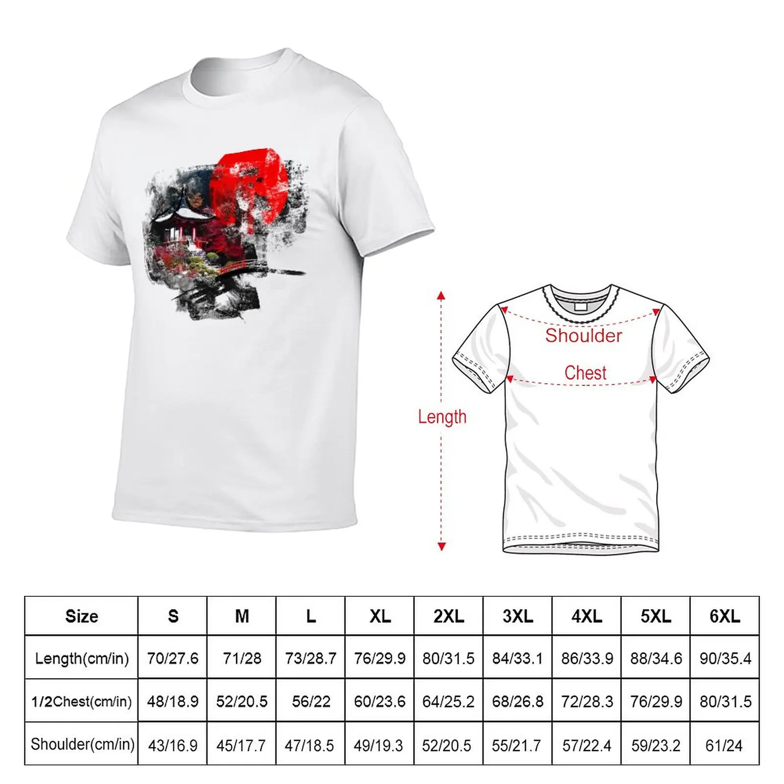 New Kyoto Abstract T-Shirt anime clothes sweat shirt graphic t shirt animal print shirt for boys Men's t shirts