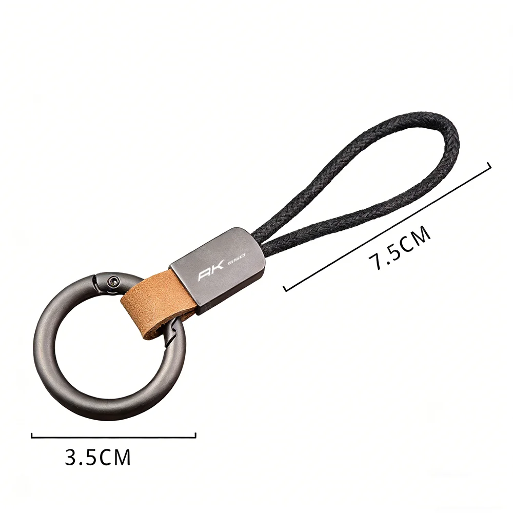 For kymco Ak550 AK 500 550AK Motorcycle Simple Metal Keychains Lanyard Creative Personality Ring Buckle Simple Ornaments