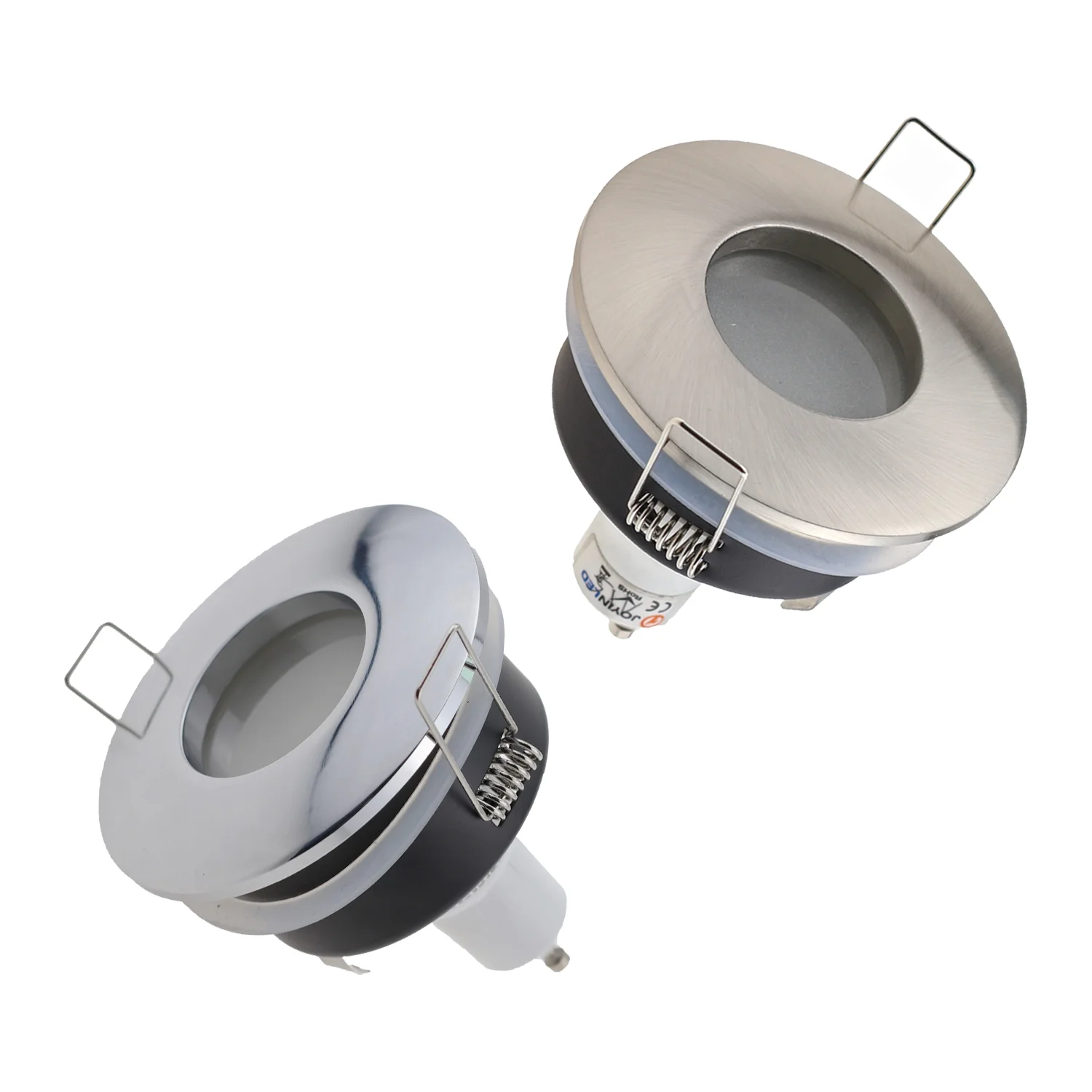 4pcs Recessed Led Ceiling Light Frame IP65 Waterproof for MR16 GU10 Bulb Changeable Base Socket Light