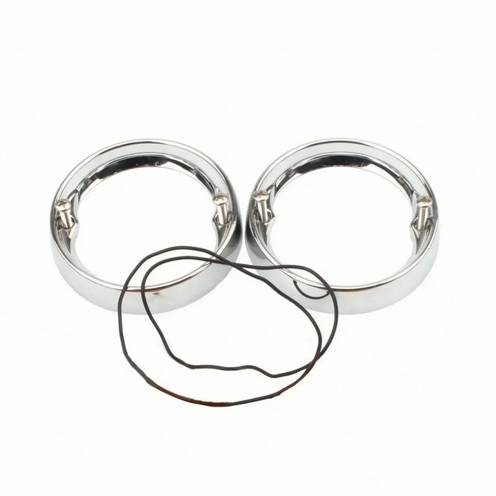 2 Pieces Turn Light Trim Bezel Sleek Indicator Lens Cover Slim