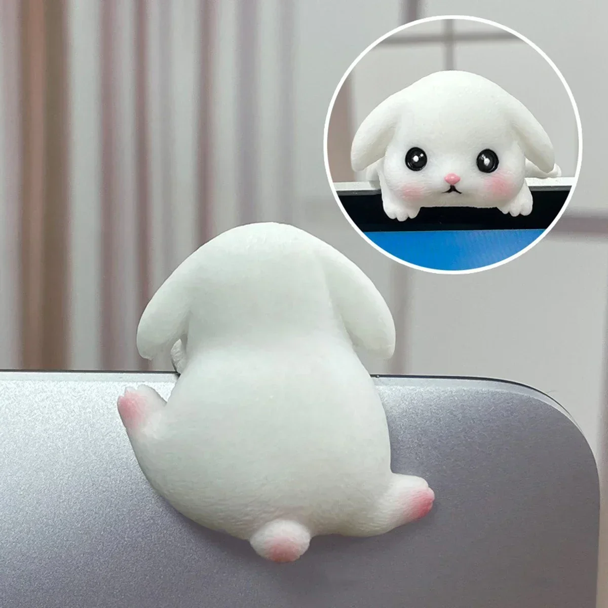 1PCS Monitor Decoration Cute Cartoon Animal Car Ornament Auto Interior Dashboard Computer Monitor Screen Accessories For Gifts