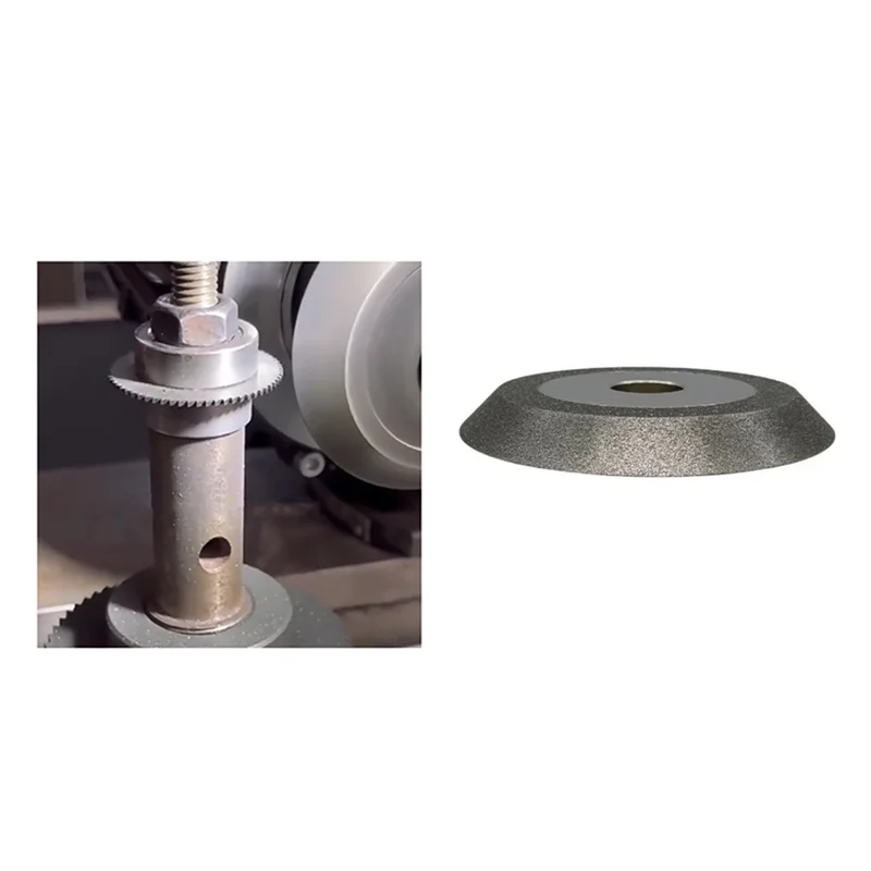 

AT43-Diamond Grinding Wheel Bevel Wheel Sharpener Electroplating 100 Mm Diameter 20 Inner Hole 45 Degrees 200 Mesh