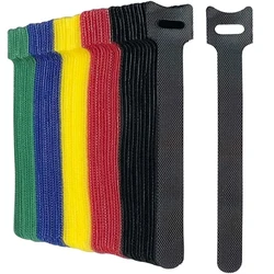 20/50/100Pcs Reusable Hook and Loop Cable Ties Multi-Purpose Wire Ties Cord Organizer Adjustable Cable Organizer Management