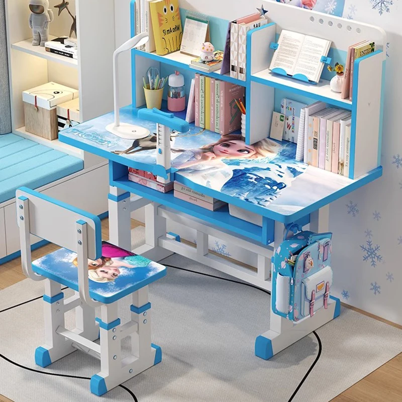 Kids Table Children Desk Chair Children's Child School Tables Childrens Furniture Study Set Bureau Tafel Small Room Supplies