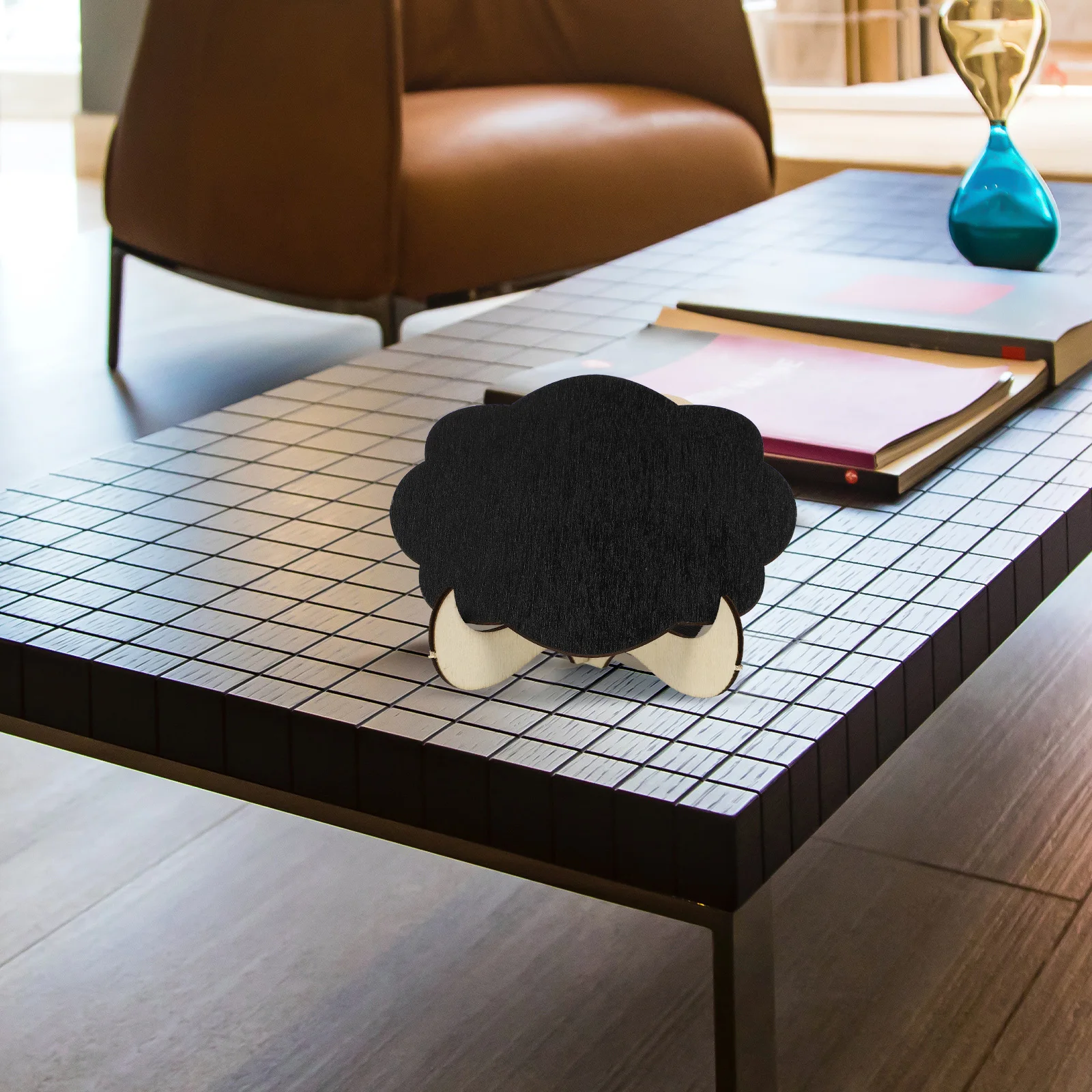 Mini Blackboard Signs 10 Sets Wooden Chalkboards Desktop Display Table St Compact Design Suitable Christmas Weddings Kids Crafts