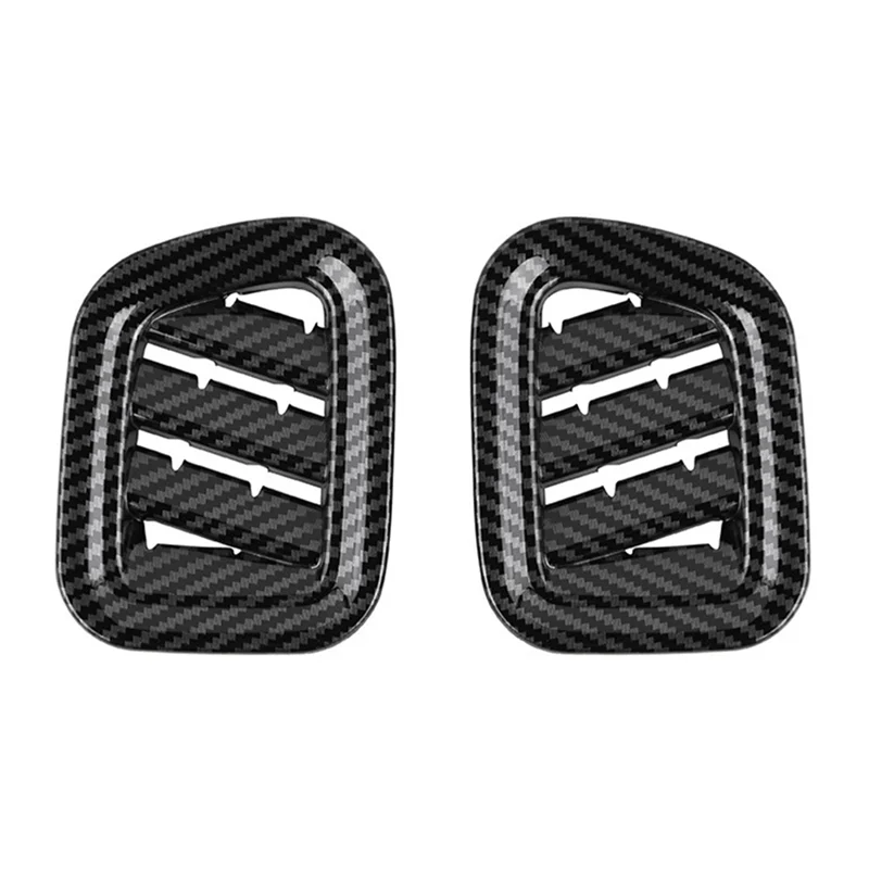 BB-For سوزوكي سباشيا 2017-2022 سيارة الجبهة تنفيس الهواء لوحة القيادة A/C منفذ غطاء إطاري ألياف الكربون نمط RHD استبدال