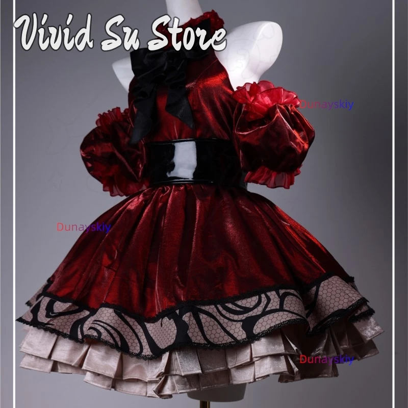 Baobhan Sith Fairy Knight Tristan FGO Cosplay Costume Fate/Grand Order Halloween girl red Lolita crown Winter Festival Dress