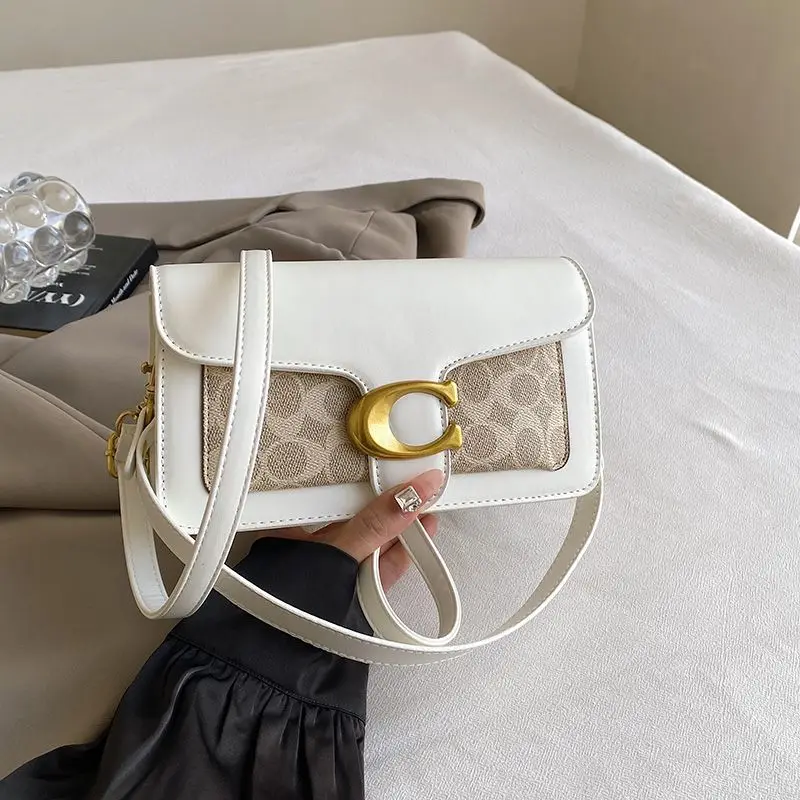 Borsa in stile designer - nuovo modello 205. Borsa a tracolla vintage di alta qualità con tracolla. Borsa classica e versatile.