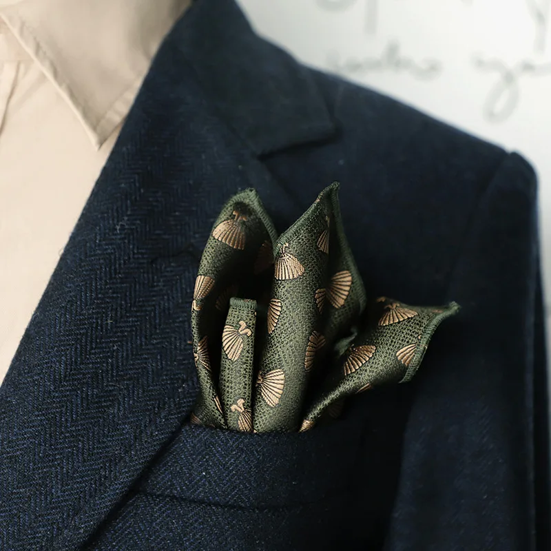 Unique Vintage Suit Pocket Square, Separable Matching French Striped Formal Pocket Hanky, Elegant Accessory For Formal Occasions