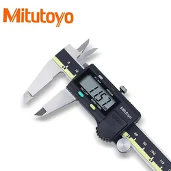 Mitutoyo-Outil de mesure de jauge électronique LCD, Vernier Calretraités numérique, 6 po, 8 po, 12 po, 150mm, 200mm, 300mm, Top