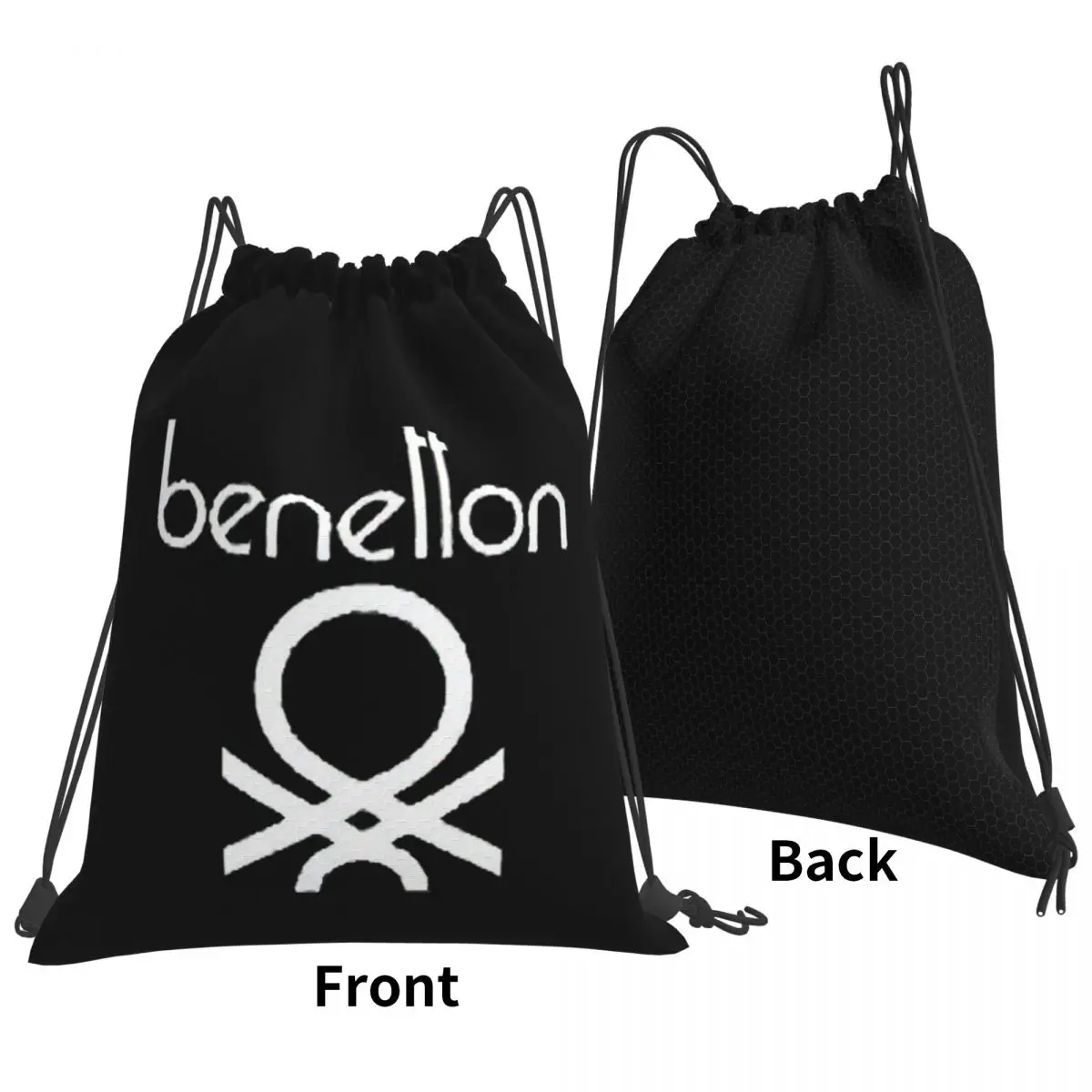 Benetton Formula Team 80s Collection Backpacks Portable Drawstring Bags Shoes Bag Book Bags for Travel Students